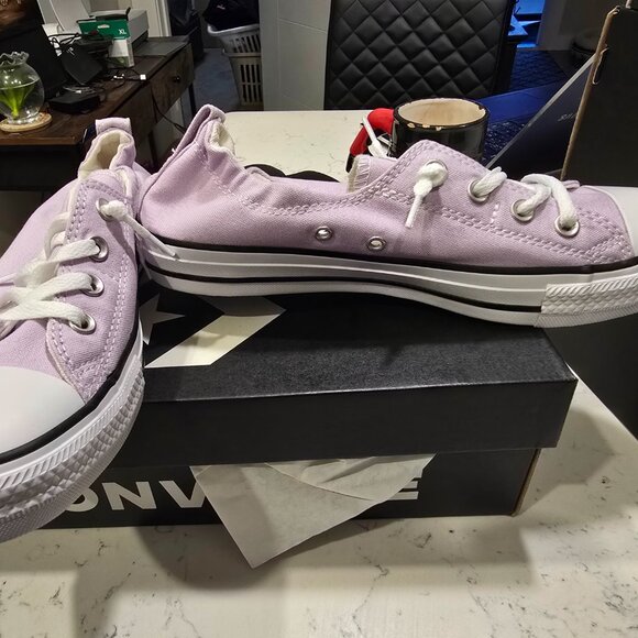 Converse Chuck Taylor All Star Shoreline Slip Womens Casual Shoes 7.5 Amethyst - Picture 3 of 16